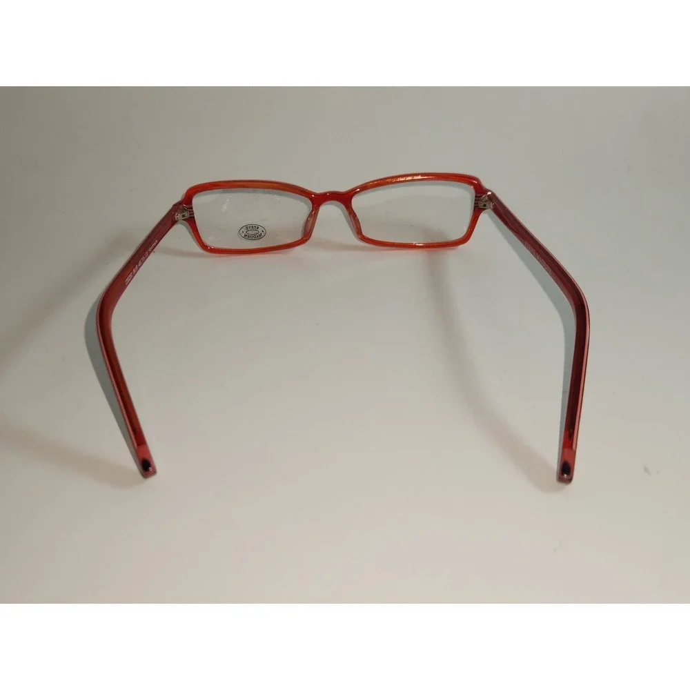 Steve Madden DS250 Burgundy Rectangular Eyeglasses Frames 49-15-135 Handmade NEW
